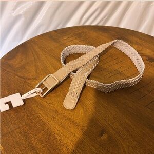Tan braided belt